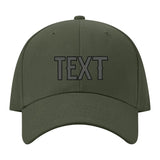 Custom Dark Green Orange Hat