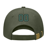 Custom Dark Green Slate Gray Hat 34B21727