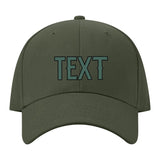 Custom Dark Green Slate Gray Hat