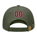 Custom Dark Green Khaki Hat 34B21815