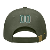 Custom Dark Green Slate Gray Hat 34B21827