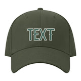 Custom Dark Green Slate Gray Hat