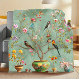 Inspirational Gifts Blanket - Grow through what you go through - From Parents, Birthday, Graduation, Everyday Encouragement, Motivational