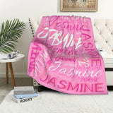 Blanket for Daughter Gifts - Jasmine - From Parents, Birthday, Christmas, Everyday Encouragement, Inspirational