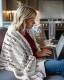 Blanket for Daughter Gifts, “You Are Beautiful, Amazing, Victorious, Always Loved”, From Mom Dad, Birthday, Christmas, Inspirational