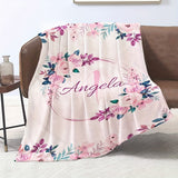 Blanket for Daughter Gifts, “Angela”, From Parents, Birthday, Christmas, Everyday Encouragement, Inspirational