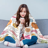 Blanket for Mom Gifts, “Mom Daily Affirmations”, From Daughter or Son, Birthday Christmas Everyday Encouragement, Inspirational