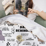 Gifts for Son Blanket, “Daily Reminders”, From Parents, Birthday, Graduation, Everyday Encouragement, Motivational Inspirational
