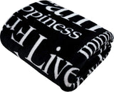 Blanket for Son Gifts, “Dream Joy Hope Blessed Kindness Inspire”, From Mom Dad, Birthday Christmas Graduation, Inspirational Motivational