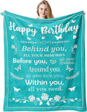 Blanket for Son Gifts, “Sometimes you forget that you’re awesome so this is your reminder”, From Mom Dad, Birthday, Christmas, Inspirational