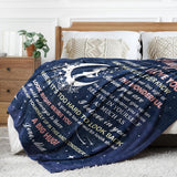Blanket for Daughter Gifts, “I Love You More Than You’ll Ever Know I Believe In You”, From Mom, Birthday Christmas Graduation, Inspirational