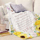 Blanket for Grammy Gifts, “I made this special blanket. I hugged it really tight... I love you”, From Grandchildren, Birthday, Christmas, Inspirational