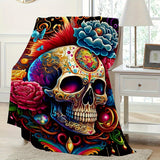 Blanket for Son Gifts, “You Are Brave, Strong, Loved”, From Parents, Birthday, Christmas, Graduation, Motivational, Inspirational