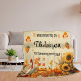 Blanket for Son Gifts, "There are people in this world who make things better wherever they go Thank you for being one of them", From Mom Dad, Birthday, Christmas, Graduation, Inspirational