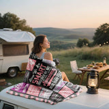 Blanket for Team Gifts, “Alone We Are Smart, Together We Are Awesome, Best Team Ever”, From Coworkers, Birthday, Christmas, Inspirational