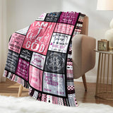 Blanket for Daughter Gifts, “I Am a Child of God”, From Mom Dad, Birthday, Christmas, Graduation, Inspirational Motivational