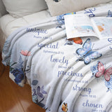 Blanket for Daughter Gifts, “God says you are”, From Mom Dad, Birthday, Christmas, Graduation, Motivational Inspirational