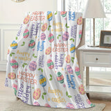 Blanket for Son Gifts, “Happy Easter”, From Parents, Easter Holiday Birthday Christmas, Inspirational Theme