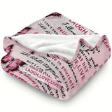 Gifts for Granddaughter Blanket - To My Granddaughter Never forget that I love you - From Grandparents, Birthday, Christmas, Everyday Encouragement, Inspirational