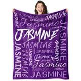 Blanket for Daughter Gifts - Jasmine - From Parents, Birthday, Christmas, Everyday Encouragement, Inspirational