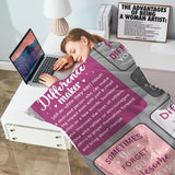 Blanket for Team Gifts, “Difference Maker Thank You for Being Such an Important Piece in Our Team”, From Coworkers, Birthday, Christmas, Inspirational