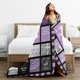 Blanket for Daughter Gifts, “I Am a Child of God”, From Mom Dad, Birthday, Christmas, Graduation, Inspirational Theme