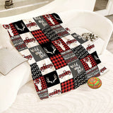 Blanket for Son Gifts, “Wild and Free”, From Dad Mom, Birthday, Christmas, Graduation, Inspirational Motivational