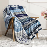 Blanket for Son Gifts, “God Says You Are Unique Special Lovely Precious Strong Chosen”, From Mom Dad, Birthday Christmas, Inspirational