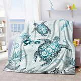 Gifts for Sea Lovers Blanket, “Love Sea”, From Parents, Birthday, Christmas, Everyday Encouragement, Inspirational Theme