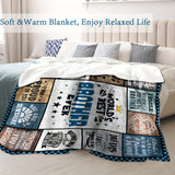 Gifts for Brother Blanket - World’s Best Brother Ever - From Siblings, Birthday, Christmas, Everyday Encouragement, Motivational