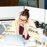 Blanket for Son Gifts, “You’ll be missed. Enjoy the next chapter.”, From Parents, Graduation, Birthday, Christmas, Motivational Inspirational