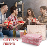 Gifts for Son Blanket, “You Are Loved, Supported, Brave, Courageous, Strong”, From Mom Dad, Birthday, Christmas, Encouragement, Inspirational