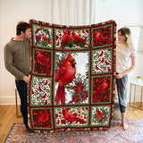 Gifts for Nature Lovers Blanket - I Believe in Cardinals,” From Family, Christmas, Holiday, Everyday Encouragement, Inspirational