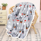 Blanket for Son Gifts, “Merry Christmas Wishes”, From Mom Dad, Birthday, Christmas, Holiday, Everyday Encouragement, Inspirational