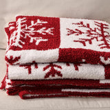 Christmas Blanket Gifts for Son, “Let It Snow”, From Parents, Holiday Birthday Everyday Encouragement, Inspirational Theme
