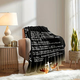 Blanket for Pastor Gifts, “P.A.S.T.O.R. Is for Preacher, Anointing, Shepherd, Teacher, Obedience, Righteousness”, From Church Members, Birthday, Christmas, Inspirational