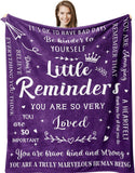 Blanket for Daughter Gifts, “Little Reminders You Are So Very Loved”, From Mom Dad, Birthday, Christmas, Holiday, Inspirational