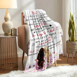 Gifts for Bestie Blanket - I Love You Because I Know No Matter What Happens You Will Always Love Me Back - From Friend, Birthday, Christmas, Everyday Encouragement, Inspirational