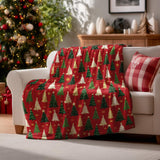 Christmas Gifts Blanket for Son, “May Your Days Be Merry and Bright”, From Mom Dad, Holiday Birthday, Inspirational Theme
