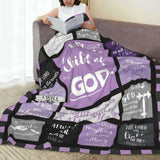 Blanket for Daughter Gifts, “I Am a Child of God”, From Mom Dad, Birthday, Christmas, Graduation, Inspirational Theme