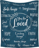 Blanket for Daughter Gifts, “Daily Reminders”, From Mom Dad, Birthday, Graduation, Everyday Encouragement, Inspirational Motivational