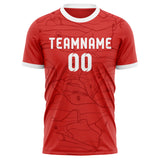 Austria Home Inspired Soccer Jersey – Custom Name, Number & Logo