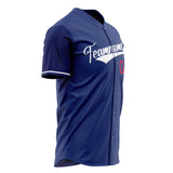 Custom Royal Baseball Jersey (With White Color)