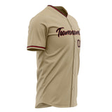 Custom Sand Baseball Jersey (With Black Color)