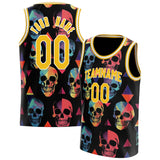 Custom Red Skull Basketball Jersey