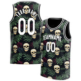 Custom Green Skull Basketball Jersey