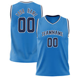 Custom Blue Navy Solid Color Basketball Jersey BS02240626ZX023