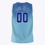 Custom Blue Royal Fade Basketball Jersey