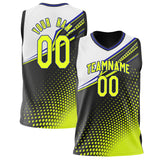 Custom Black Chartreuse Pattern Basketball Jersey BS02240808XE004