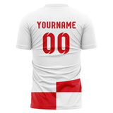 Croatia Home Inspired Soccer Jersey – Custom Name, Number & Logo